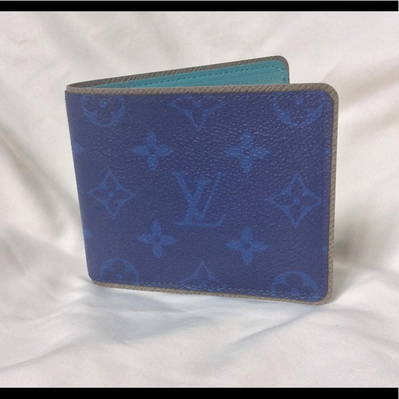 Pre-owned Louis Vuitton Multiple Wallet Monogram Pacific Taiga